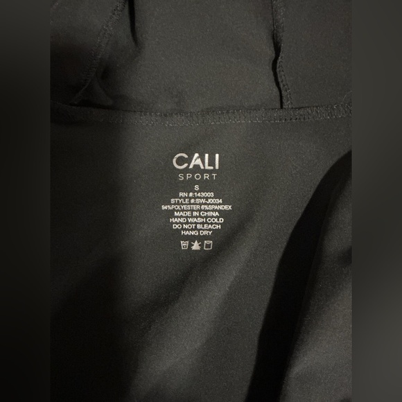 Cali sports Black Hooded Women's Jacket - Picture 3 of 6